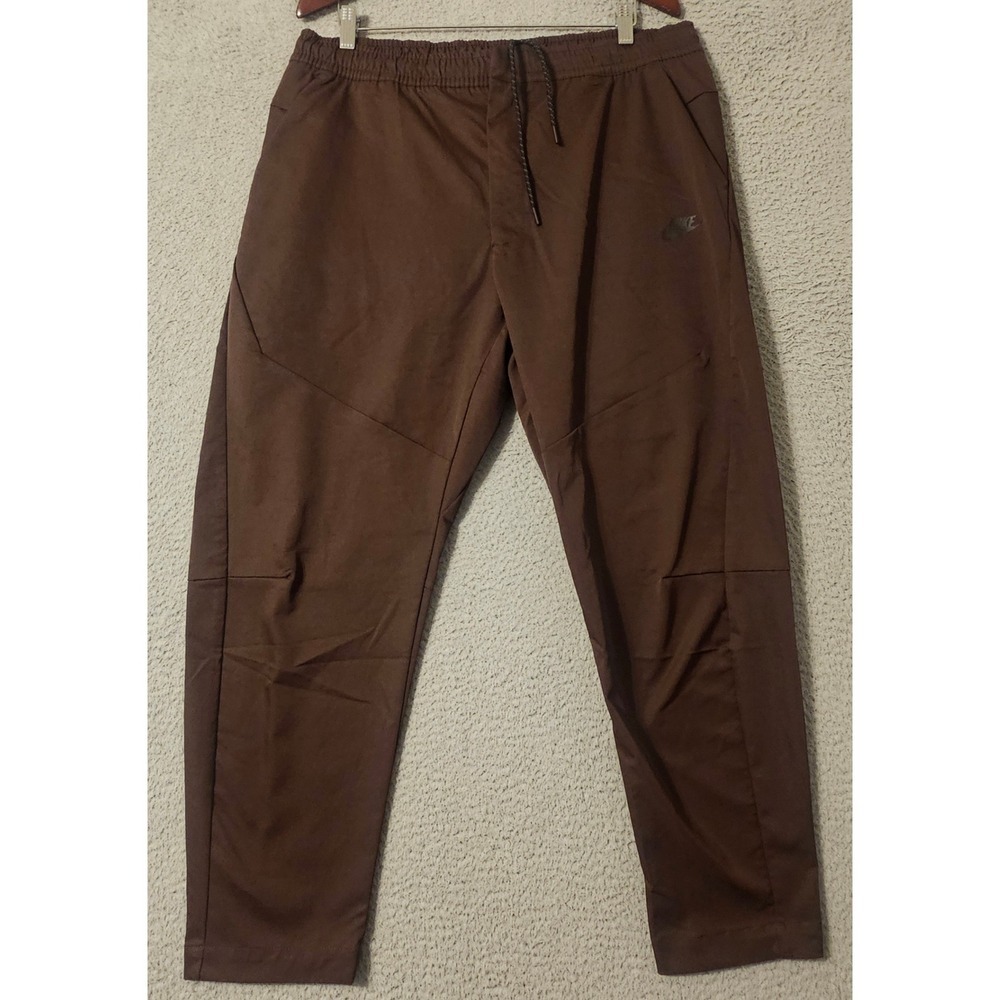 Nike Sportswear Tech Essentials Commuter Pants Brown DH4224-203 Mens Size XL
